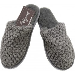Pantofole uomo invernali antiscivolo calde Preziosa 0021 grigio